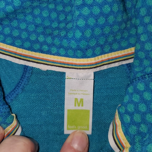 Smartwool Medium Blue Quarter-Zip Pullover - Picture 2 of 5